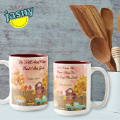 Christlich Inspiriert Herbstlandschaft Zweifarbige Tasse