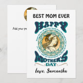 Christlich inspiriert Muttertagskarte Feiertagskarte (Vorne/Hinten)