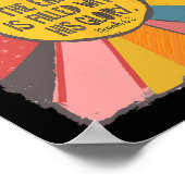 Christlich ist die Erde voll mit seiner Ruhm-Bibel Poster (Ecke)