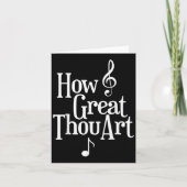 Christlich ist, wie großartig du bist karte (Vorderseite)