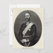 Christlich IX, König von Dänemark Postkarte (Vorne/Hinten)