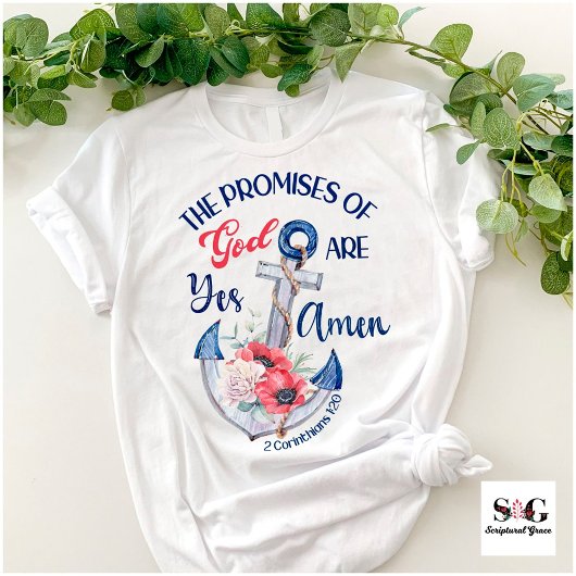 Christlich Ja und Amen Bibel Verse Unisex T-Shirt