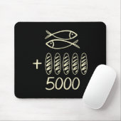 Christlich Jesus 2 Fische 5 Brote speist 5000 Männ Mousepad (Mit Mouse)
