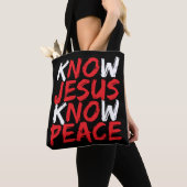 Christlich Jesus Bible Verse Scripting Know Jesus Tasche (Von Nahem)