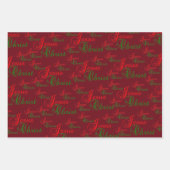 Christlich JESUS CHRIST Geschenkpapier Set (Vorderseite 2)