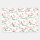 Christlich JESUS CHRIST Geschenkpapier Set (Vorderseite)