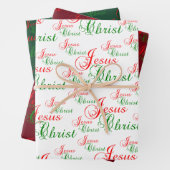 Christlich JESUS CHRIST Geschenkpapier Set (Beispiel)