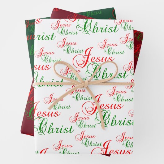 Christlich JESUS CHRIST Geschenkpapier Set (Beispiel)