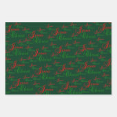 Christlich JESUS CHRIST Geschenkpapier Set (Vorderseite 3)