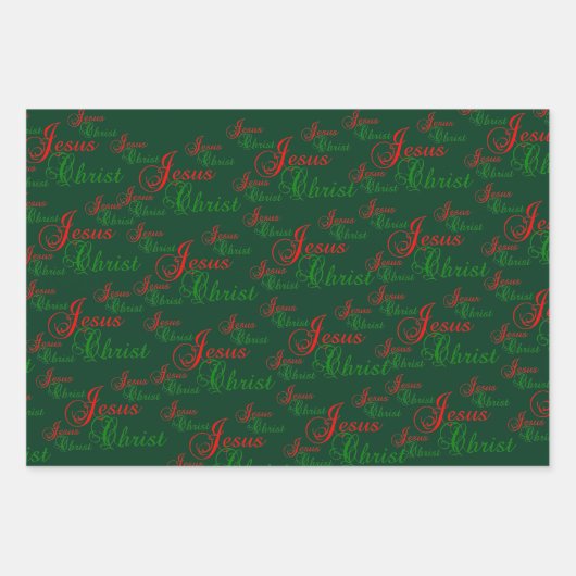 Christlich JESUS CHRIST Geschenkpapier Set (Vorderseite 3)