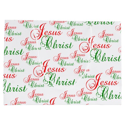 Christlich JESUS CHRIST Große Geschenktüte (Rückseite)