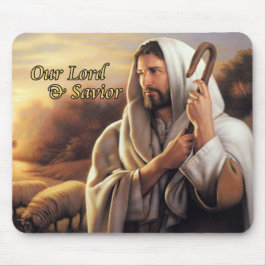 Christlich, Jesus Christus unser Erretter, Religiö Mousepad