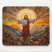 Christlich, Jesus Christus unser Erretter, Religiö Mousepad (Vorne)