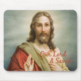 Christlich, Jesus Christus unser Erretter, Religiö Mousepad