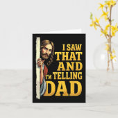 Christlich Jesus, den ich sah, dass ich Vater 1 sp Karte (Gelbe Blume)