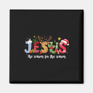 Christlich Jesus der Grund Weihnachten Weihnachtsf Magnet
