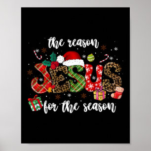Christlich Jesus der Grund Weihnachten Weihnachtsf Poster