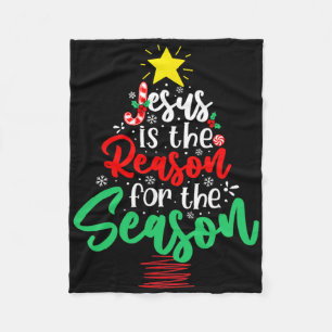 Christlich Jesus Ist Der Grund Weihnachten Xmas Ba Fleecedecke
