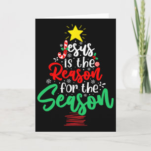 Christlich Jesus ist der Grund Weihnachten Xmas Ba Karte