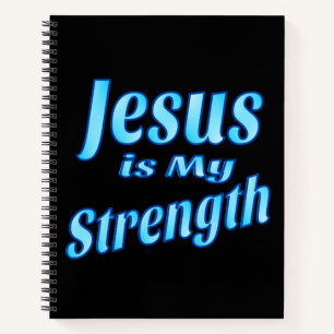 Christlich Jesus ist mein 8,5 x 11 Notebook Notizblock