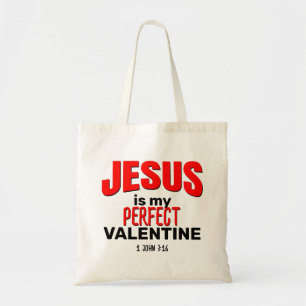 Christlich JESUS IST MEIN PERFEKTES VALENTINE Tragetasche
