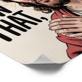 Christlich Jesus Meme | Humoraler Jesus, den ich g Poster (Ecke)