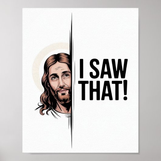 Christlich Jesus Meme | Humoraler Jesus, den ich g Poster (Vorne)