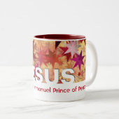Christlich JESUS Messiah Savior Emmanuel Custom Zweifarbige Tasse (VorderseiteRechts)