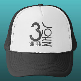 Christlich John 3:16 Bibelverse erschüttert Truckerkappe