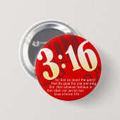 Christlich - John-3:16 Button (Vorne & Hinten)