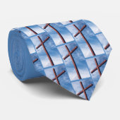 Christlich John 3:16 Custom CROSS Monogram Neck Ti Krawatte (Gerollt)