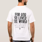Christlich John 3:16 T-Shirt (Rückseite)