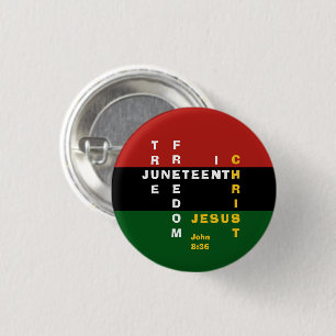 Christlich JUNETEENTH Button