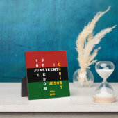 Christlich JUNETEENTH Fotoplatte (InSitu)