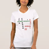 Christlich JUNETEENTH T-Shirt (Vorderseite)