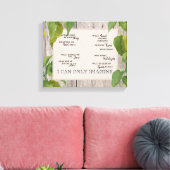 Christlich kann ich mir nur Foliage Wood Lyric vor Leinwanddruck (Insitu (Wohnzimmer))
