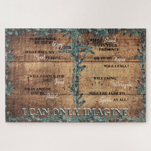 Christlich kann ich mir nur vorstellen, Texte Foli Puzzle (Horizontal)