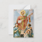 Christlich-katholisches Valentinstag-Gebet Mitteilungskarte (Vorderseite)