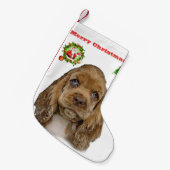 Christlich Kleiner Weihnachtsstrumpf (Vorderansicht (hängend))