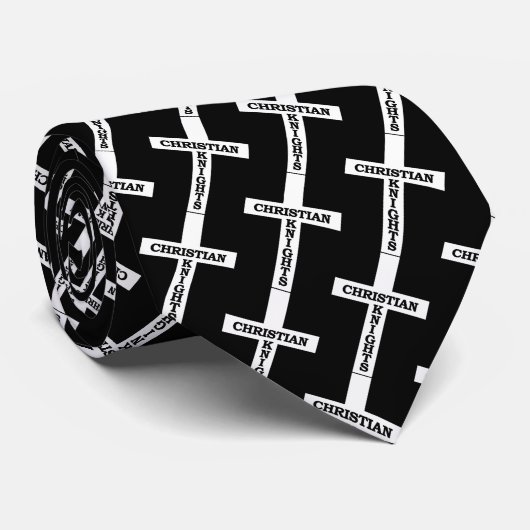 Christlich Knights Neck Tie Krawatte (Gerollt)