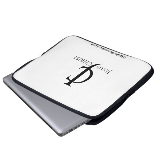 Christlich Laptopschutzhülle (Vorne Knopf)