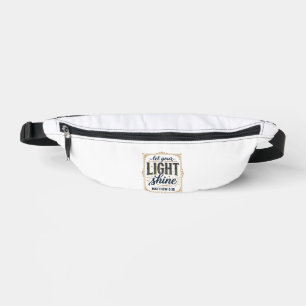 Christlich Lass Dein Licht Scheinen Matthäus 5_16 Bauchtasche
