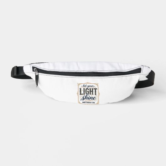 Christlich Lass Dein Licht Scheinen Matthäus 5_16 Bauchtasche (Vorderseite)