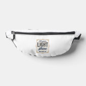 Christlich Lass Dein Licht Scheinen Matthäus 5_16 Bauchtasche (Ablage )
