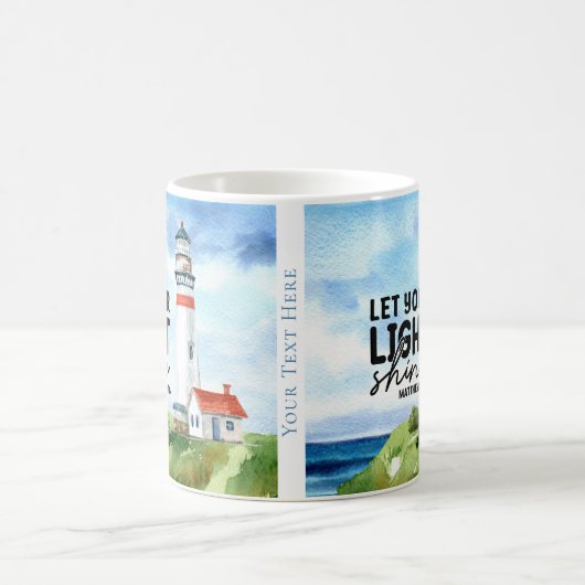 Christlich Lass Dein Lichtschlauch Matthew 5 : 16 Kaffeetasse (Mittel)