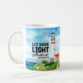 Christlich Lass Dein Lichtschlauch Matthew 5 : 16 Kaffeetasse (Links)