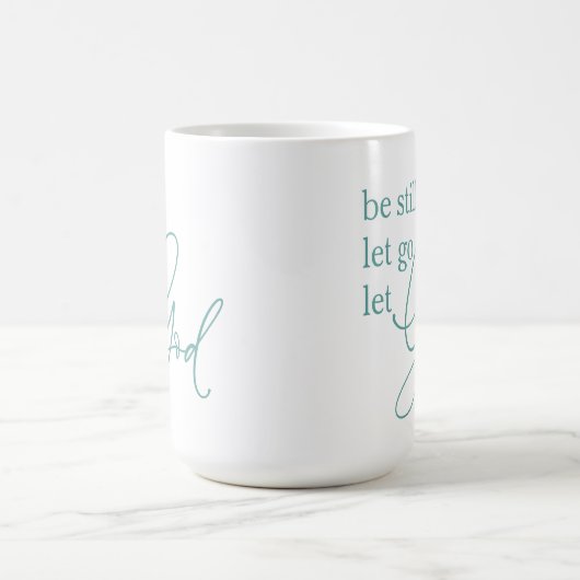 Christlich Lass Lass Gott Kaffeetasse (Mittel)