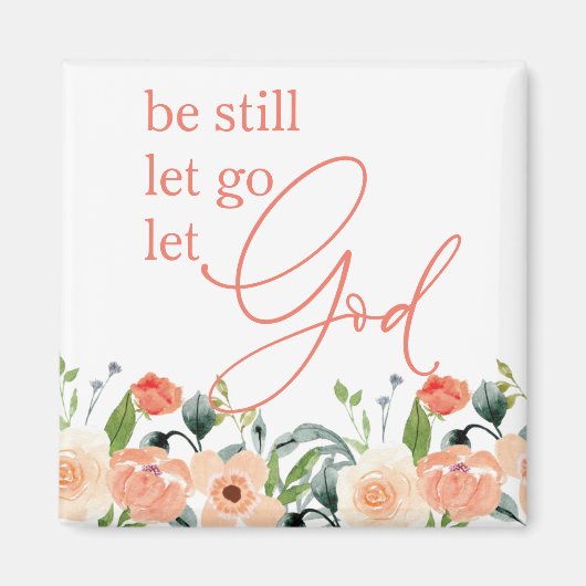 Christlich Lass Lass Gott Magnet (Vorne)