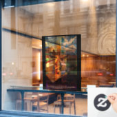 Christlich Lent Easter Tree of Life Fensteraufkleber (Café-Fenster)