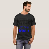 Christlich Lifestyle Multilingual Series Italian V T-Shirt (Vorne ganz)